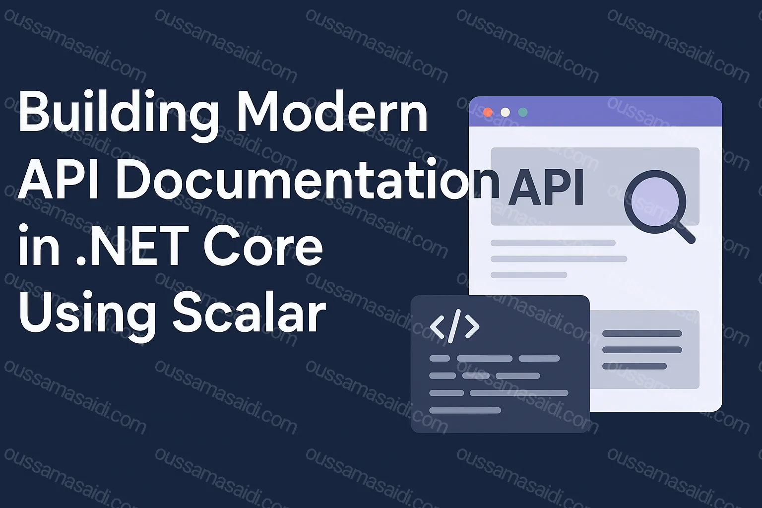 Building Professional, Modern API Documentation in .NET Core with Scalar